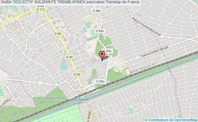 plan association Collectif Solidarite Tremblaysien Tremblay-en-France