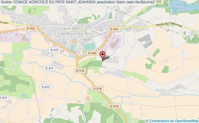 plan association Comice Agricole Du Pays Saint Jeannais Saint-Jean-de-Bournay