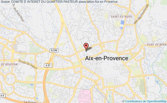 plan association Comite D Interet Du Quartier Pasteur Aix-en-Provence
