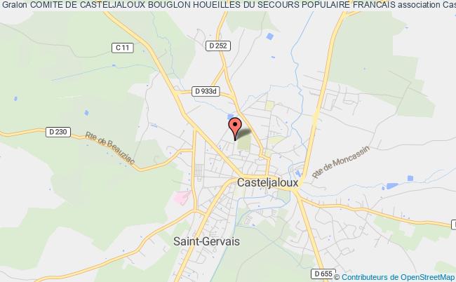 COMITE DE CASTELJALOUX BOUGLON HOUEILLES DU SECOURS POPULAIRE FRANCAIS