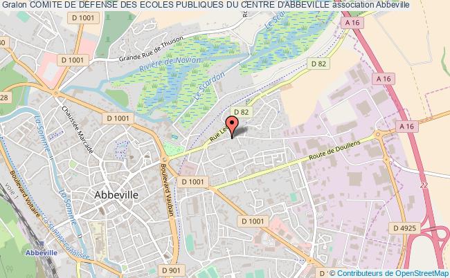 COMITE DE DEFENSE DES ECOLES PUBLIQUES DU CENTRE D'ABBEVILLE