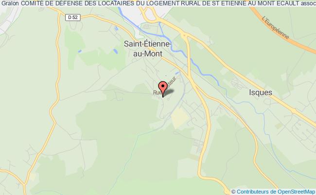 plan association ComitÉ De DÉfense Des Locataires Du Logement Rural De St Etienne Au Mont Ecault Saint-Étienne-au-Mont