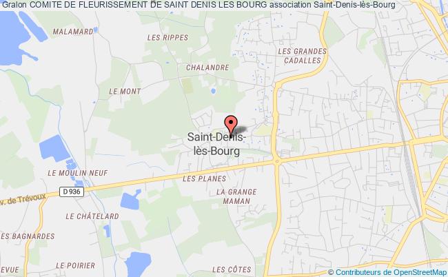plan association Comite De Fleurissement De Saint Denis Les Bourg Saint-Denis-lès-Bourg