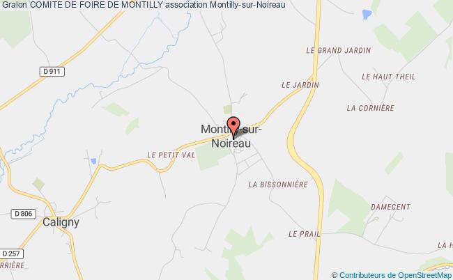 plan association Comite De Foire De Montilly Montilly-sur-Noireau