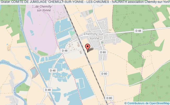 plan association Comite De Jumelage 'chemilly-sur-yonne - Les Chaumes - Naurath Chemilly-sur-Yonne