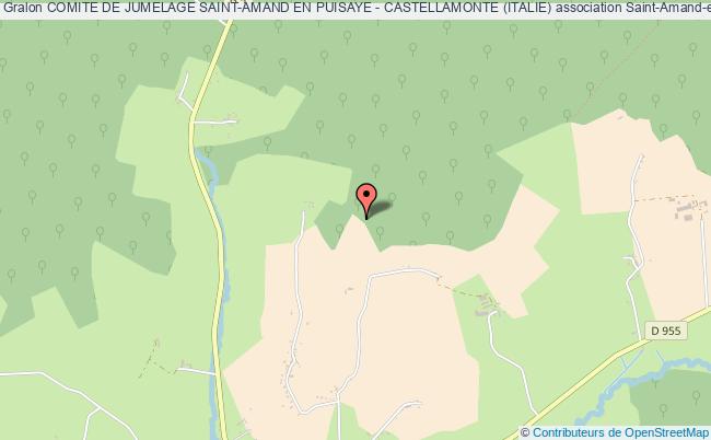 plan association Comite De Jumelage Saint-amand En Puisaye - Castellamonte (italie) Saint-Amand-en-Puisaye