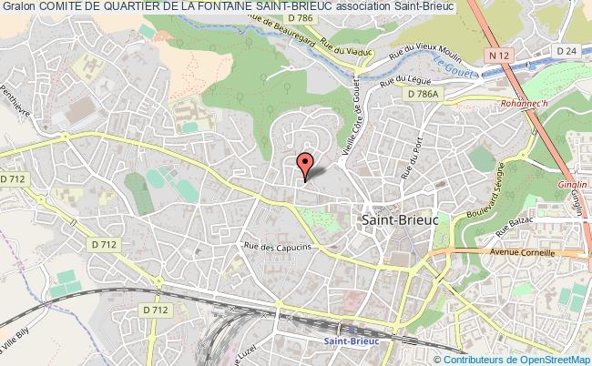 plan association Comite De Quartier De La Fontaine Saint-brieuc Saint-Brieuc