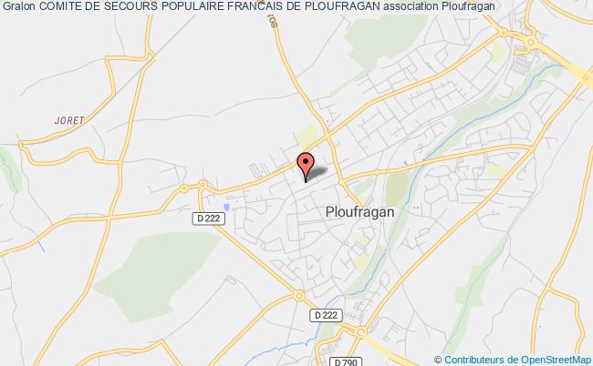 plan association Comite De Secours Populaire Francais De Ploufragan Ploufragan
