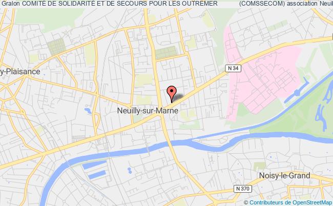 plan association ComitÉ De SolidaritÉ Et De Secours Pour Les Outremer            (comssecom) Neuilly-sur-Marne