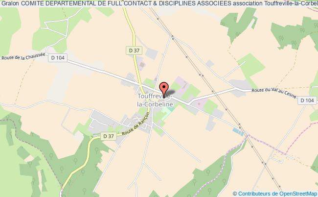 plan association Comite Departemental De Full Contact & Disciplines Associees Touffreville-la-Corbeline