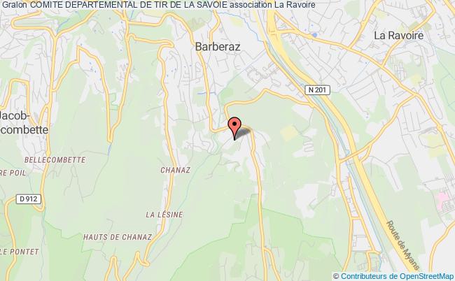 plan association Comite Departemental De Tir De La Savoie La    Ravoire