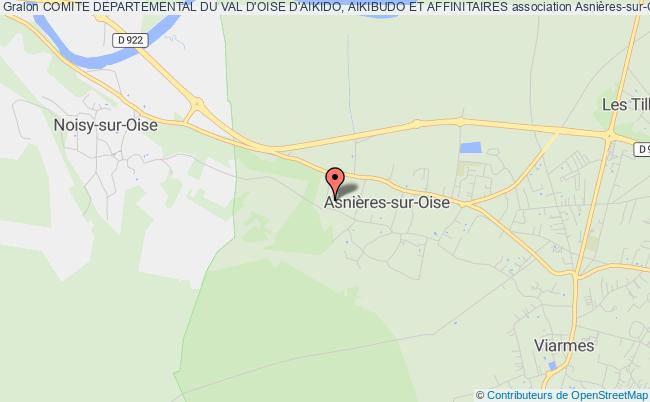 plan association Comite Departemental Du Val D'oise D'aikido, Aikibudo Et Affinitaires Asnières-sur-Oise