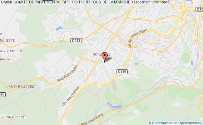 plan association Comite Departemental Sports Pour Tous De La Manche Cherbourg-Octeville