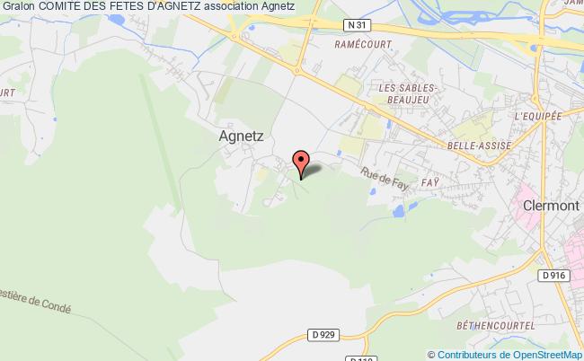 plan association Comite Des Fetes D'agnetz Agnetz