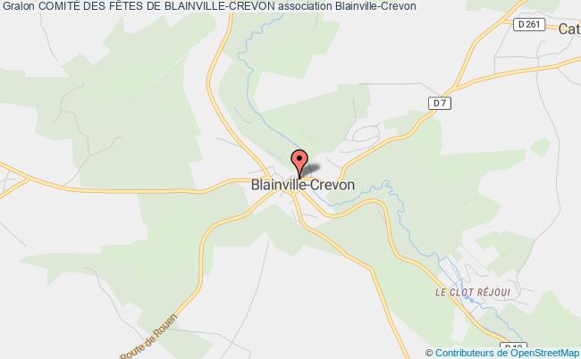 plan association ComitÉ Des FÊtes De Blainville-crevon Blainville-Crevon