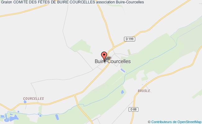 plan association ComitÉ Des FÊtes De Buire Courcelles Buire-Courcelles