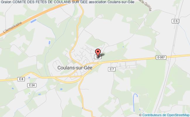 plan association Comite Des Fetes De Coulans Sur Gee Coulans-sur-Gée