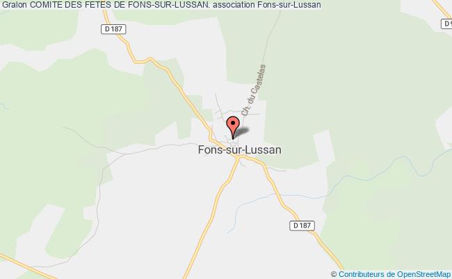 COMITE DES FETES DE FONS-SUR-LUSSAN.