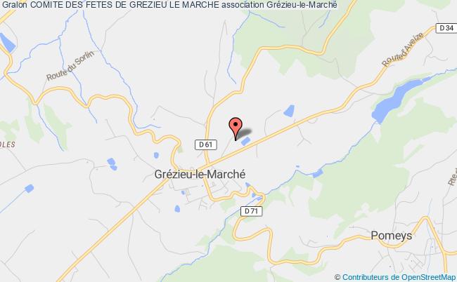 plan association Comite Des Fetes De Grezieu Le Marche Grézieu-le-Marché