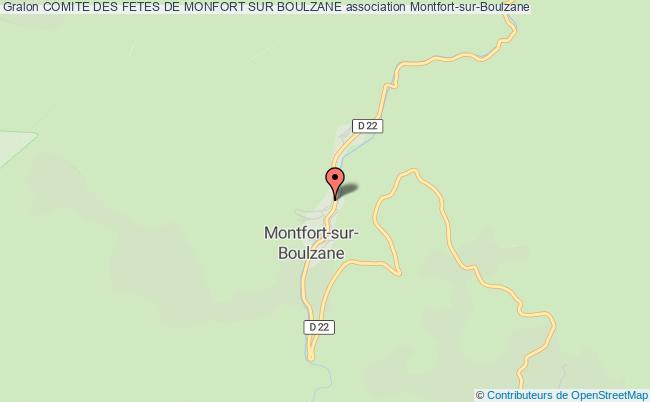 COMITE DES FETES DE MONFORT SUR BOULZANE