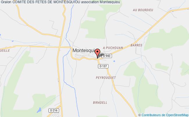 plan association Comite Des Fetes De Montesquiou Montesquiou