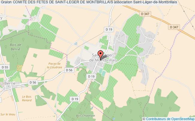 plan association Comite Des Fetes De Saint-leger De Montbrillais Saint-Léger-de-Montbrillais
