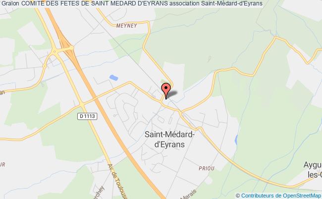 plan association Comite Des Fetes De Saint Medard D'eyrans Saint-Médard-d'Eyrans