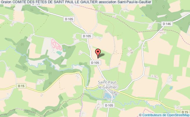 plan association Comite Des FÊtes De Saint Paul Le Gaultier Saint-Paul-le-Gaultier