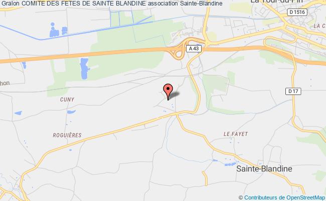 plan association Comite Des Fetes De Sainte Blandine Sainte-Blandine