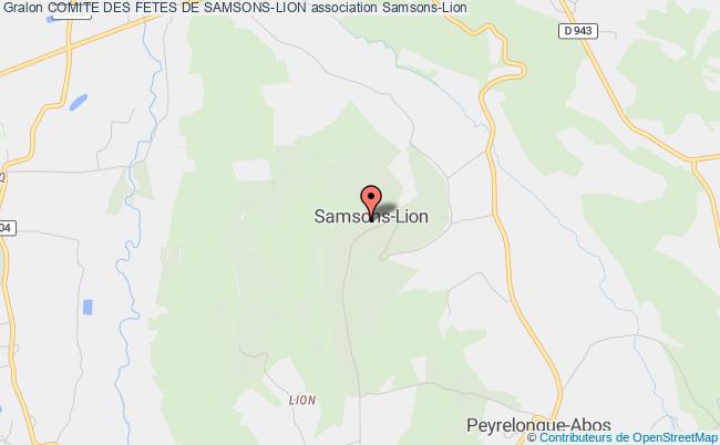 COMITE DES FETES DE SAMSONS-LION