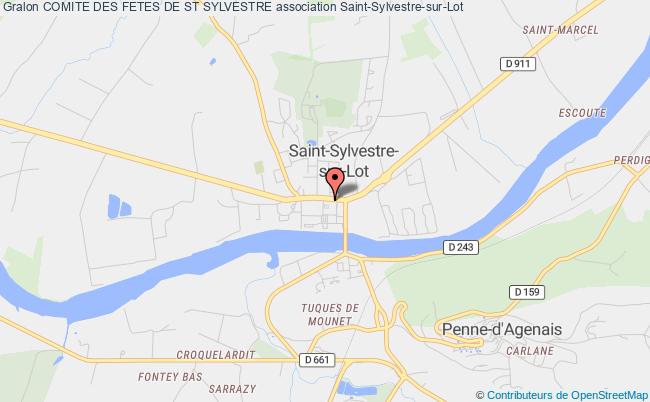 plan association Comite Des Fetes De St Sylvestre Saint-Sylvestre-sur-Lot