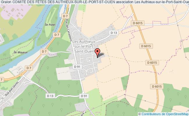 plan association ComitÉ Des FÊtes Des Authieux-sur-le-port-st-ouen Les   Authieux-sur-le-Port-Saint-Ouen