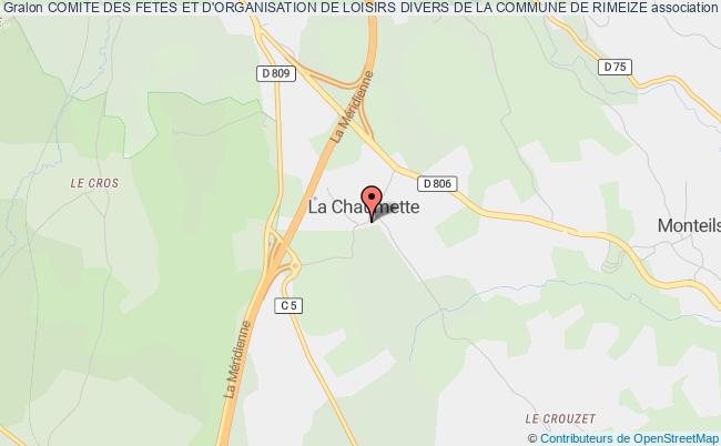 COMITE DES FETES ET D'ORGANISATION DE LOISIRS DIVERS DE LA COMMUNE DE RIMEIZE