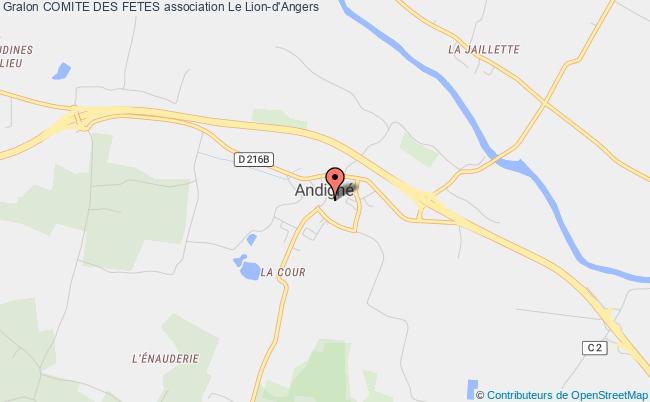 plan association Comite Des Fetes Le Lion d'Angers