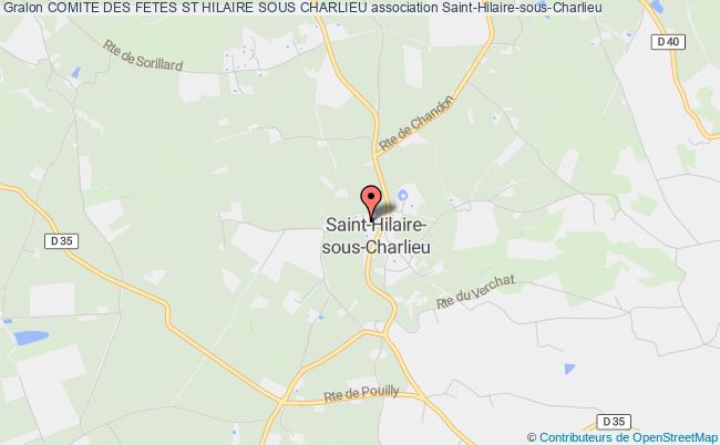 plan association Comite Des Fetes St Hilaire Sous Charlieu Saint-Hilaire-sous-Charlieu