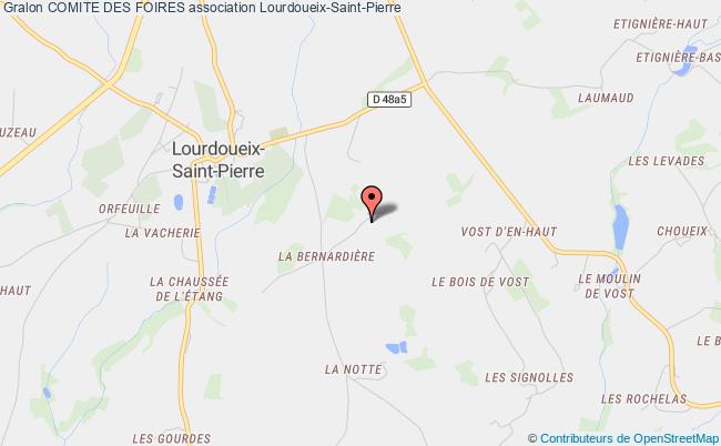 plan association Comite Des Foires Lourdoueix-Saint-Pierre
