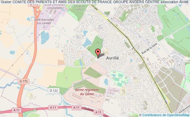 plan association Comite Des Parents Et Amis Des Scouts De France Groupe Angers Centre Avrillé