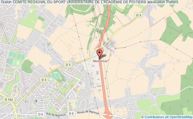 plan association Comite Regional Du Sport Universitaire De L'academie De Poitiers Poitiers