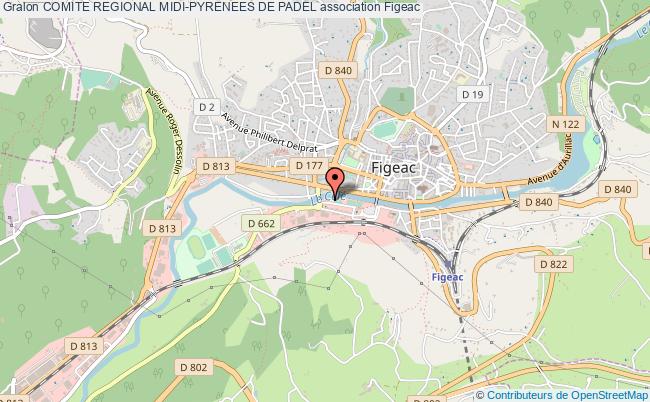 plan association Comite Regional Midi-pyrenees De Padel Figeac