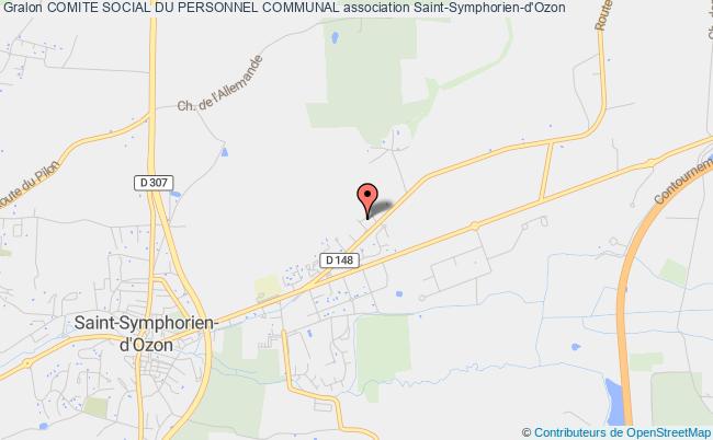 plan association Comite Social Du Personnel Communal Saint-Symphorien-d'Ozon