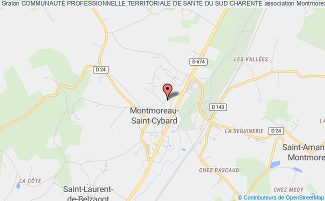 plan association CommunautÉ Professionnelle Territoriale De SantÉ Du Sud Charente Montmoreau-Saint-Cybard