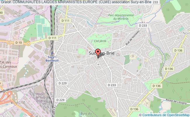 plan association Communautes Laiques Marianistes Europe (clme) Sucy-en-Brie