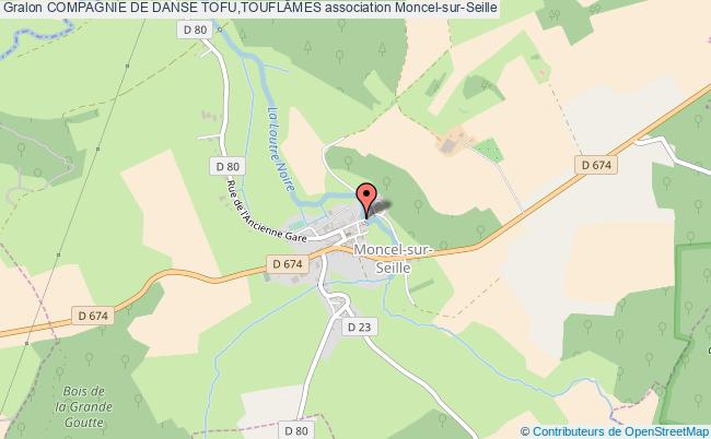 plan association Compagnie De Danse Tofu,touflÂmes Moncel-sur-Seille