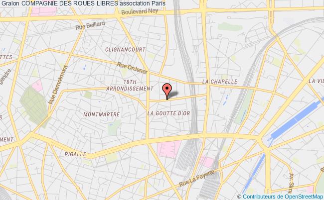 plan association Compagnie Des Roues Libres Paris
