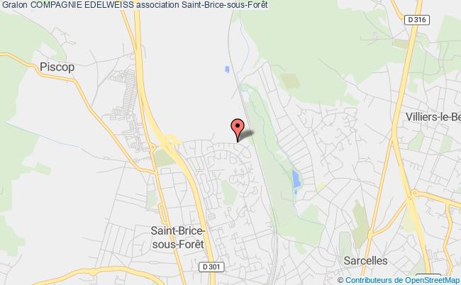 plan association Compagnie Edelweiss Saint-Brice-sous-Forêt