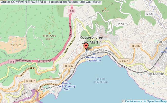 plan association Compagnie Robert 8-11 Roquebrune-Cap-Martin