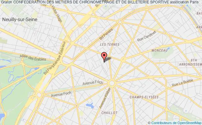 plan association Confederation Des Metiers De Chronometrage Et De Billeterie Sportive Paris