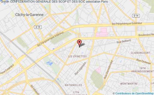 plan association Confederation Generale Des Scop Et Des Scic Paris