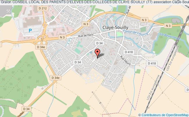 CONSEIL LOCAL DES PARENTS D'ELEVES DES COLLEGES DE CLAYE SOUILLY (77)