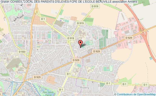 plan association Conseil Local Des Parents D'eleves Fcpe De L'ecole Beauville Amiens